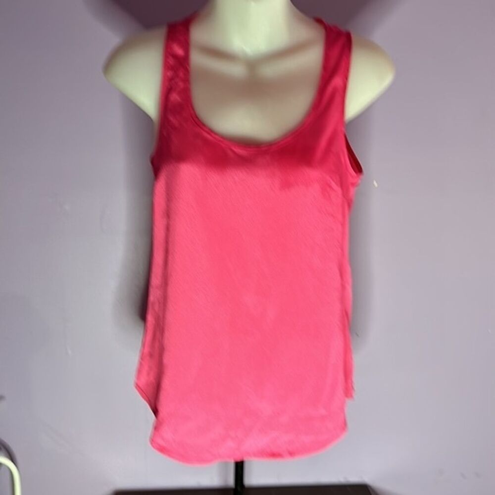 Material Girl Sheer Pink Tank Blouse – Women’s XS